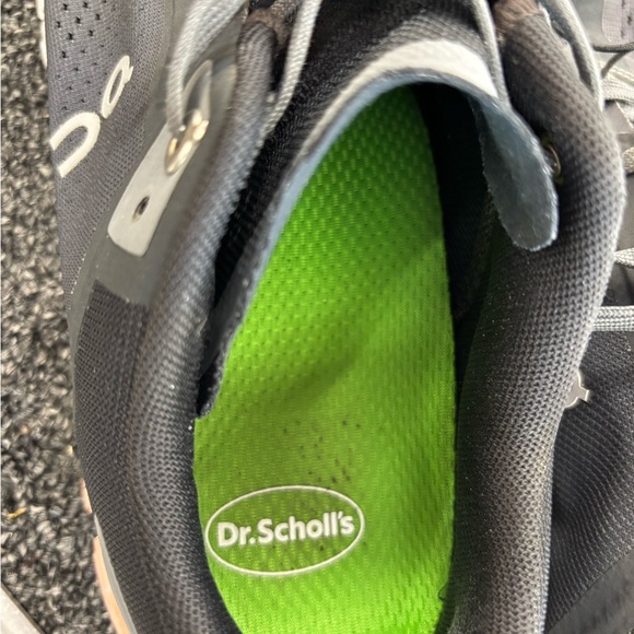 On Running woman’s Gray and Tan Athletic Shoes - Picture 2 of 4